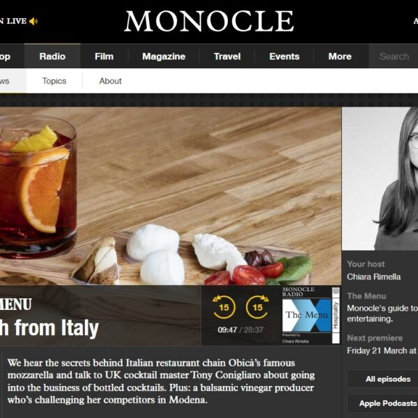 Il Borgo del Balsamico su MONOCLE RADIO