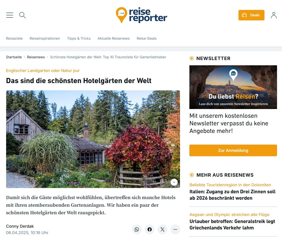 Reisereporter Borgo Giardini più belli mondo