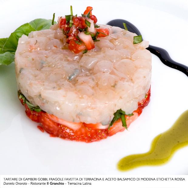 tartare di gamberi